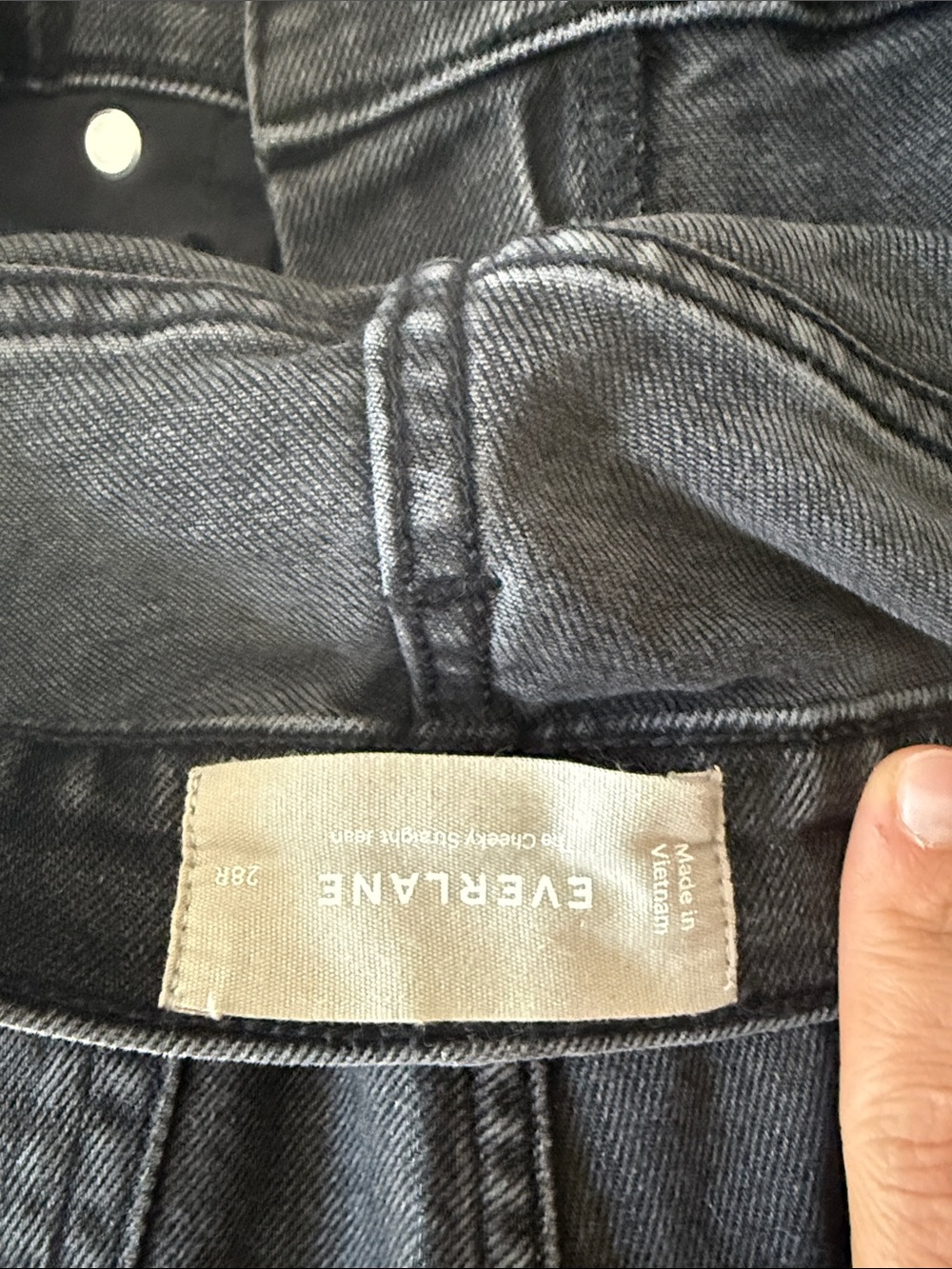 Everlane High-Rise Women’s Jeans - Charcoal - Picture 5 of 6